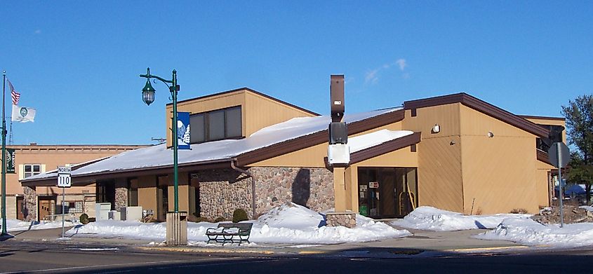 The Public Library in Marion, Wisconsin.