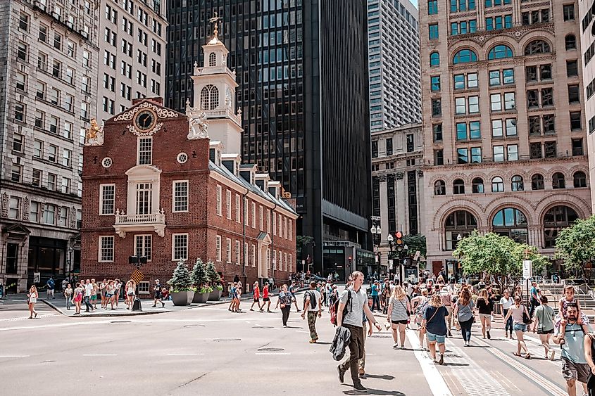 Boston, Massachusetts, USA. Editorial credit: 2p2play / Shutterstock.com