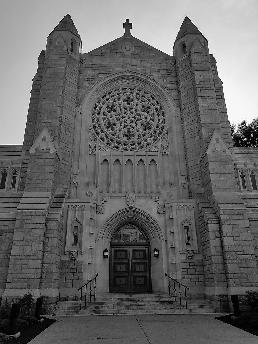 The Blessed Sacrament Cathedral in Greensburg, Pennsylvania.