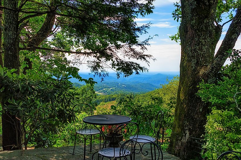 Beautiful nature in Blowing Rock, North Carolina.