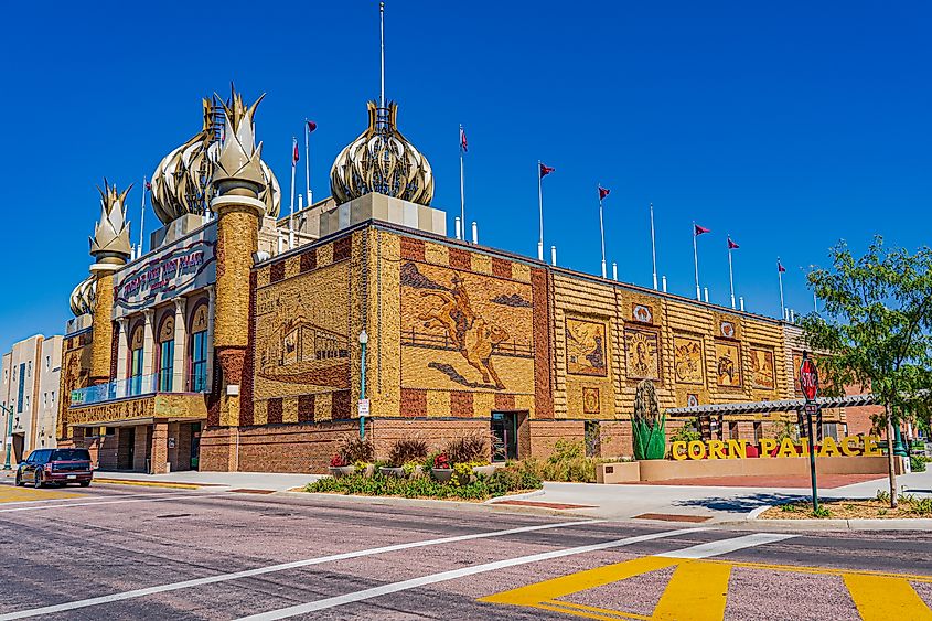 The Corn Palace at Mitchell, South Dakota.