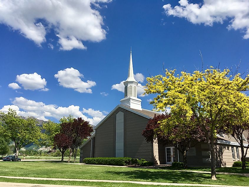 A church in Layton, Utah.