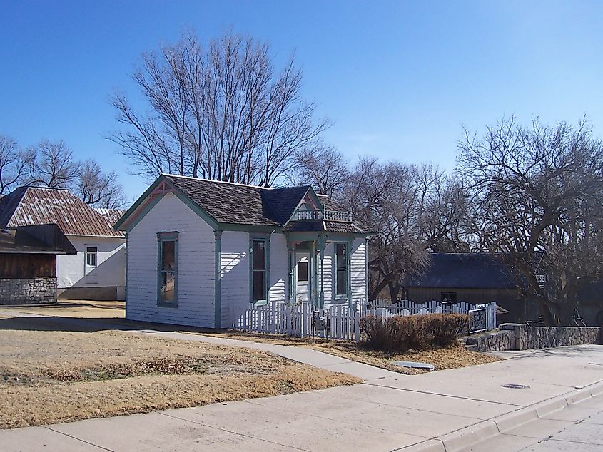 The Dalton House in Meade, Kansas. 