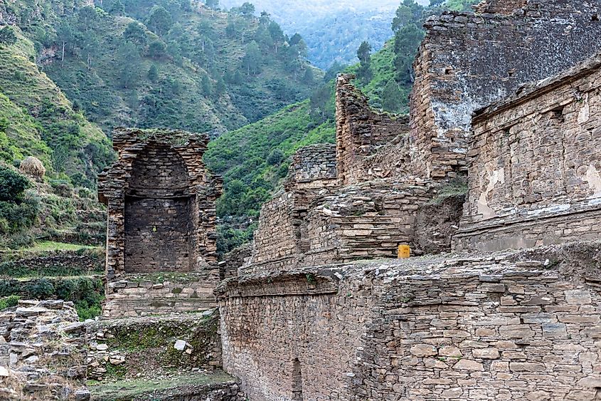 The Buddhist Stupa in Najigram valley, Barikot swat, PakistanThe Buddhist Stupa in Najigram valley, Barikot swat, Pakistan