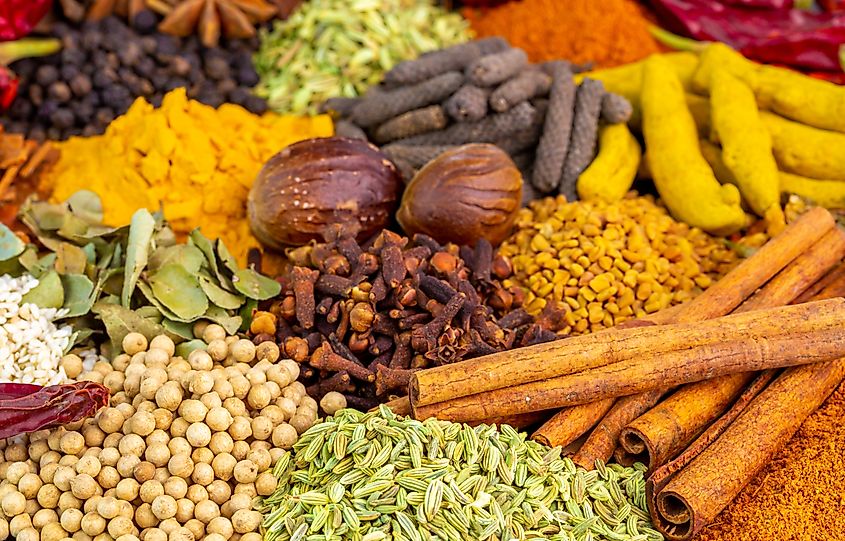 Spice trade thrived in the ancient world.