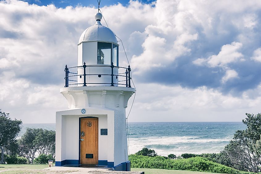 Ballina Lighthouse in New South Wales, Australia during the day.
