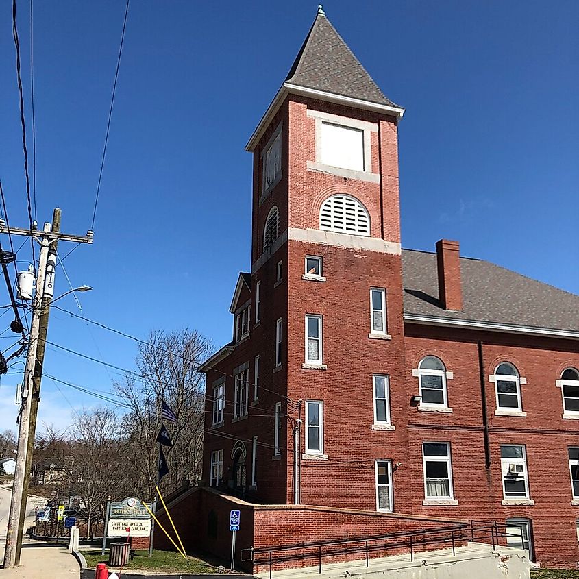 Town Hall of Epping, New Hampshire, United States.
