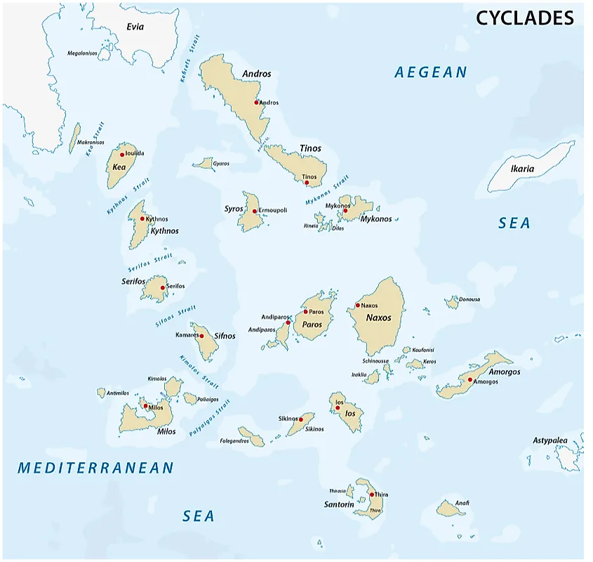 Cyclades Islands - WorldAtlas