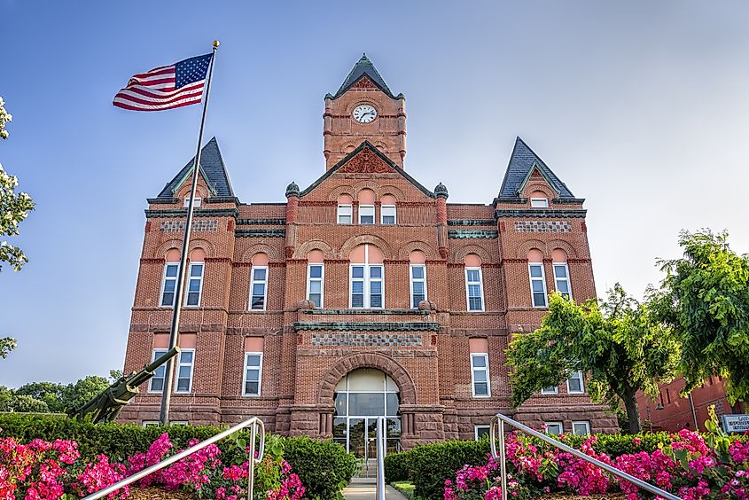 Plattsmouth, Nebraska's Cass County Courthouse.