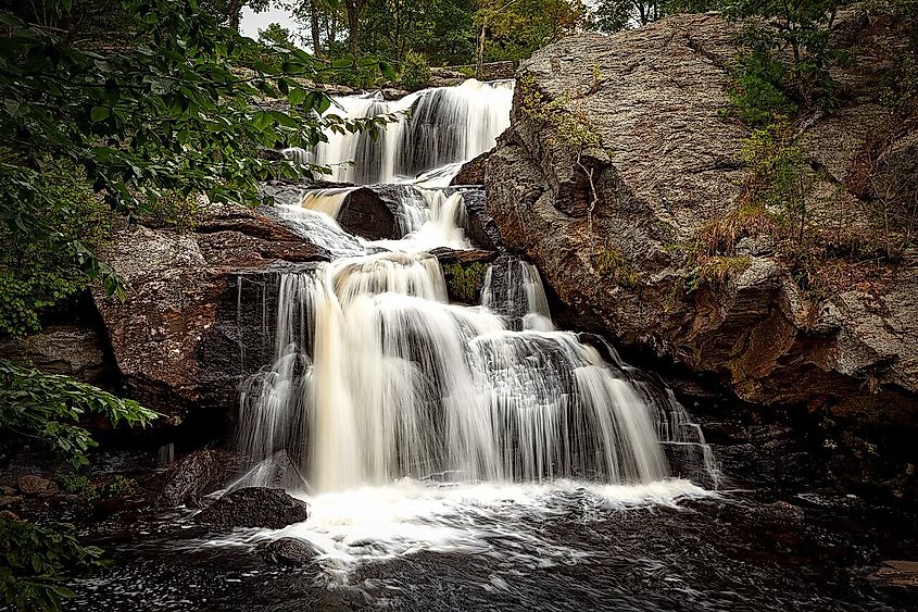 Chapman Falls, Devil's Hopyard State Park, Connecticut.