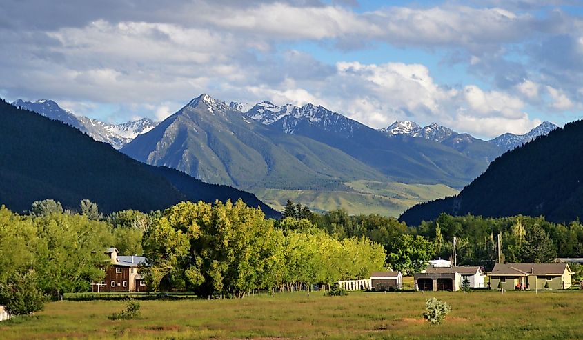 The gateway to Yellowstone, Livingston, Montana