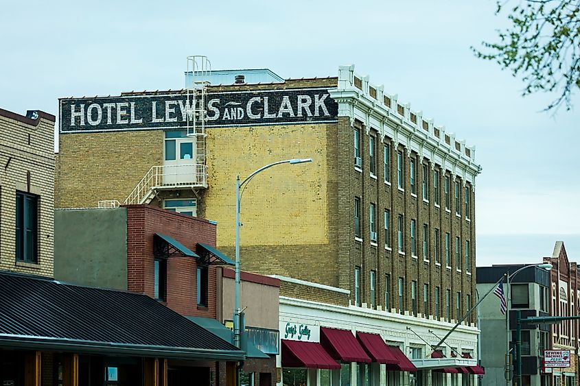 - Hotel Lewis and Clark, Mandan, North Dakota.