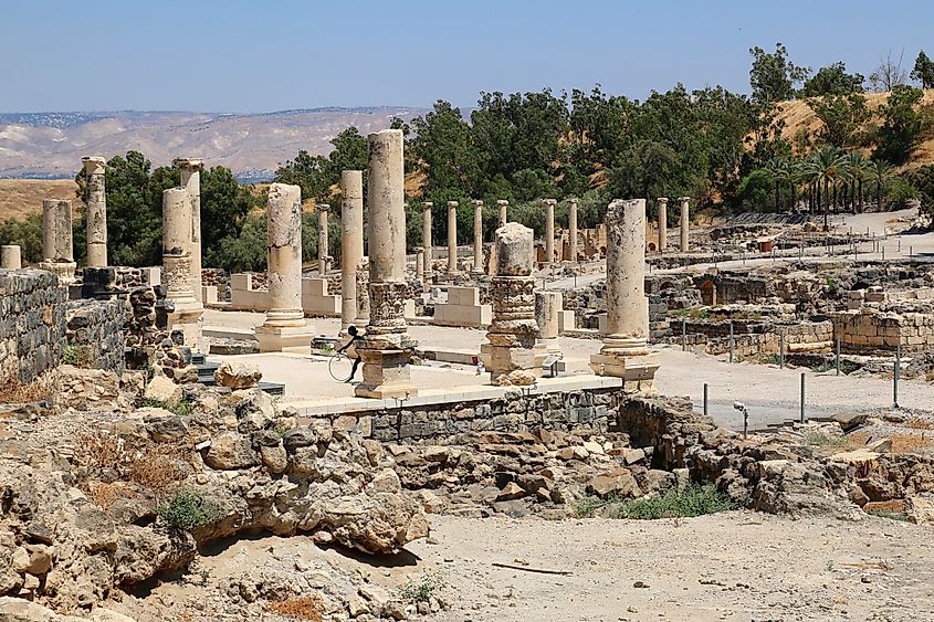 Ruins of an Ancient Roman hypocaust system.