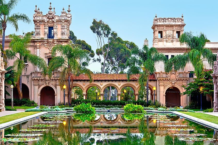 Balboa Park's Casa de Balboa Building in San Diego, California