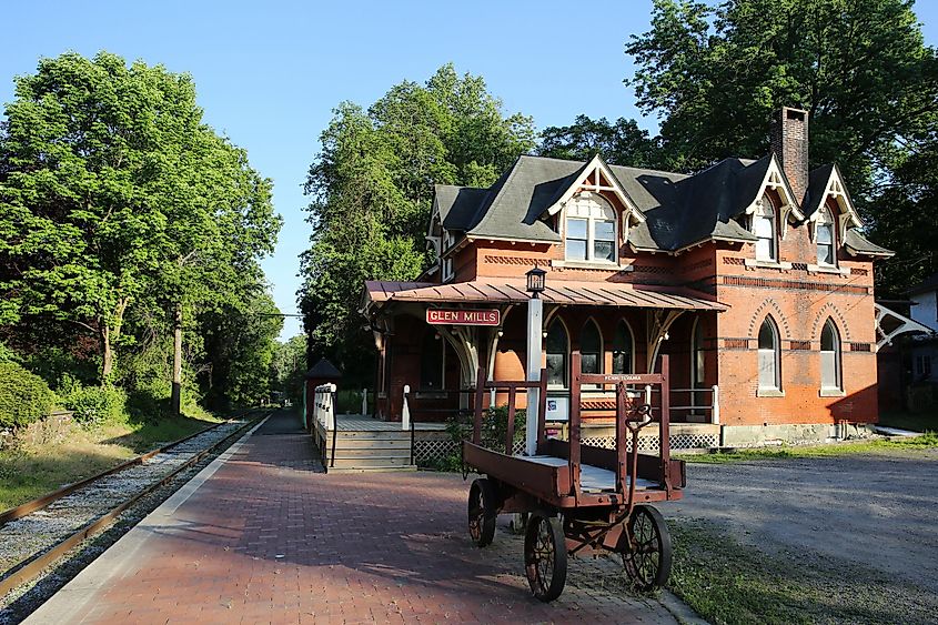 Glen Mills, PA. Editorial credit: Bo Shen / Shutterstock.comGlen Mills, PA. Editorial credit: Bo Shen / Shutterstock.com