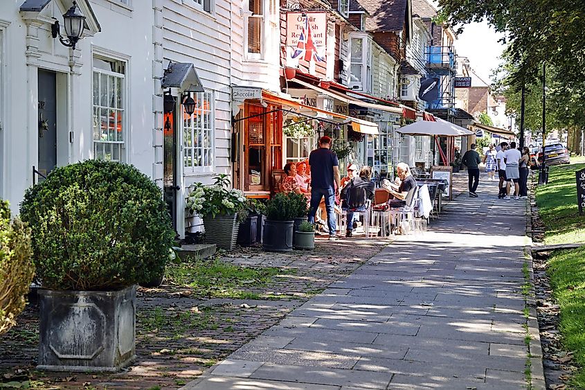 Street view in Tenterden, Kent