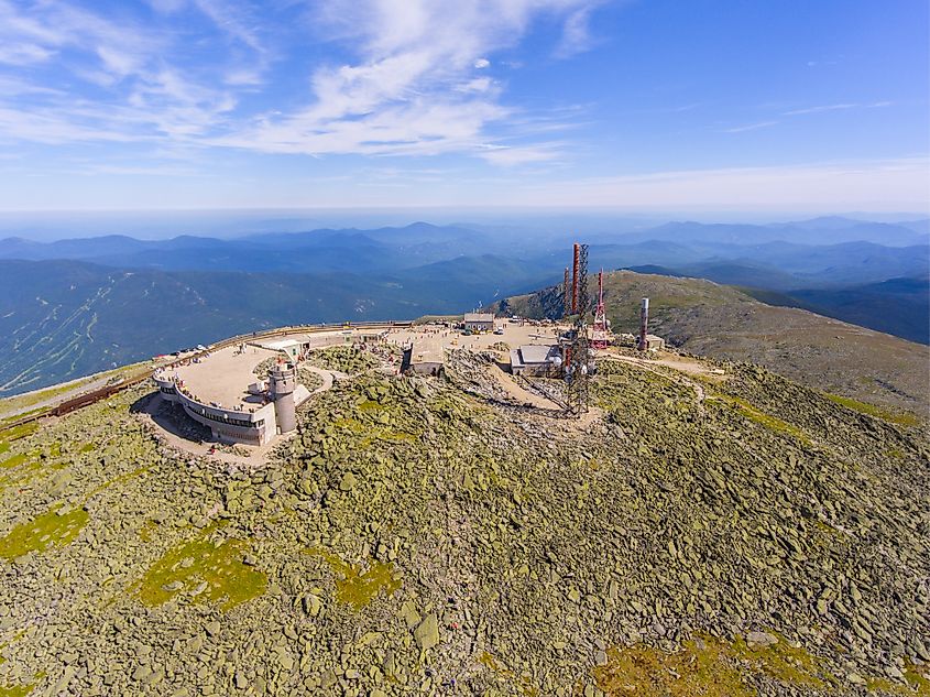 The summit of Mount Washington, New Hampshire
