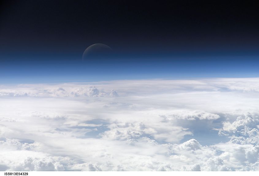 View from 335km above Earth