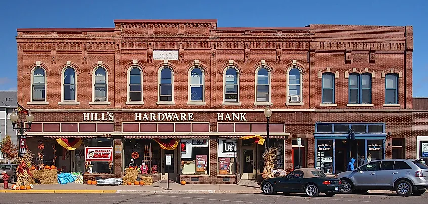 Downtown Wabasha, Minnesota.