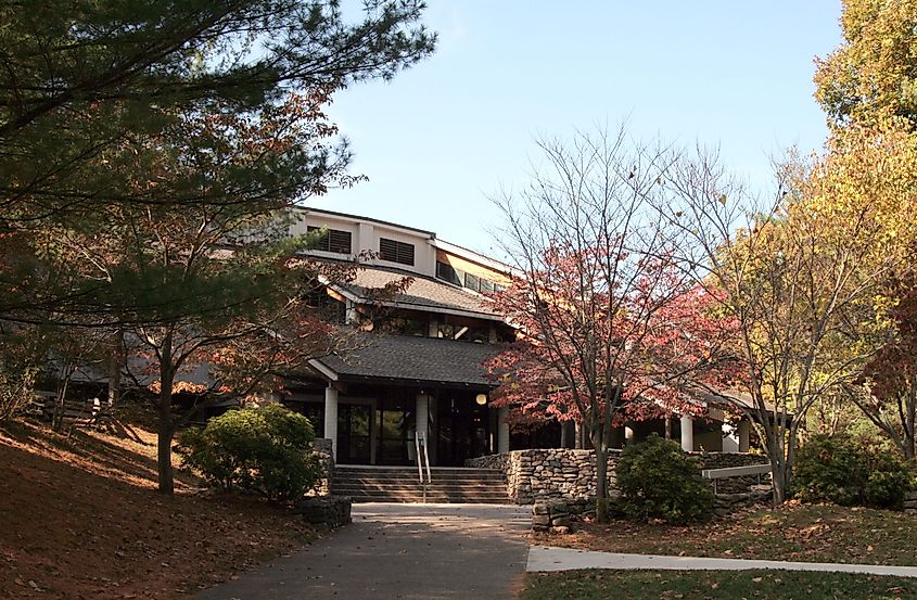 The Folk Art Center in Asheville, North Carolina.