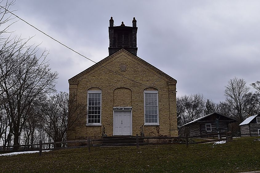 The Pioneer Aztalan Site, also known as the Aztalan Museum.