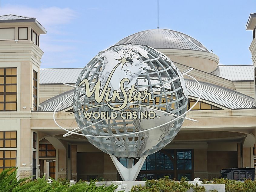WinStar World Casino in Thackerville, Oklahoma. Editorial credit: GemStocksy / Shutterstock.com