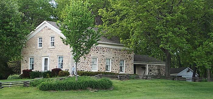 The Jonathan Clark House Museum in northern Mequon.