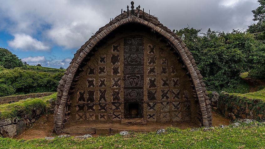 Toda Huts in Ooty, Tamil Nadu, India