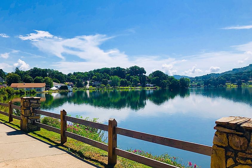 Lake Junaluska in North Carolina.