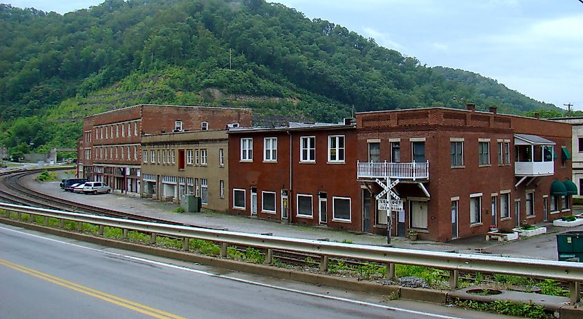 Scenic view of Matewan, West Virginia