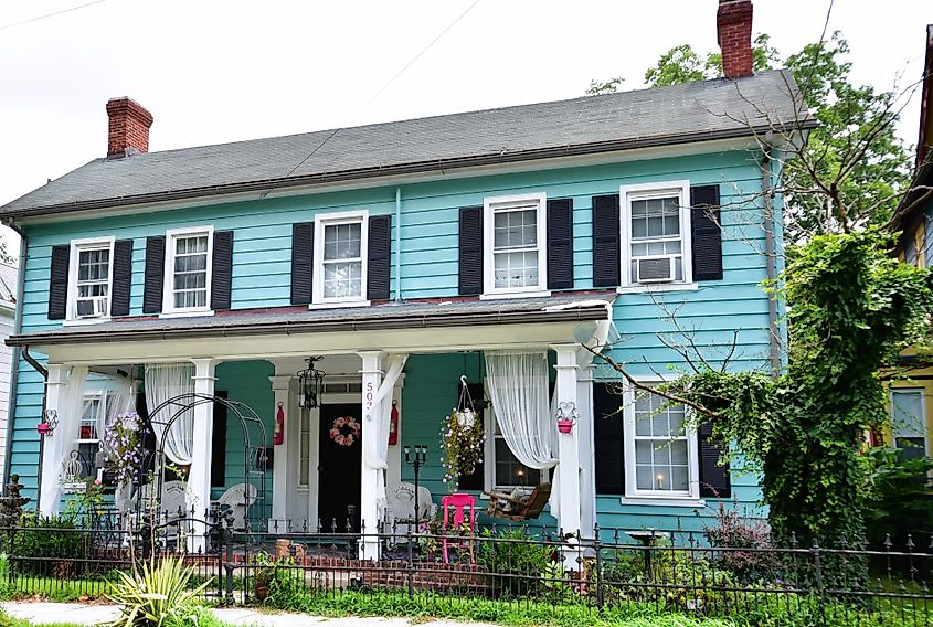 A beautiful colonial-era home in Laurel, Delaware