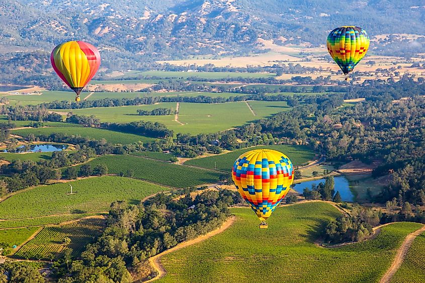 Hot Air Balloon Trip in Napa Valley, California