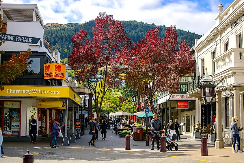 The beautiful town of Queenstown, New Zealand.