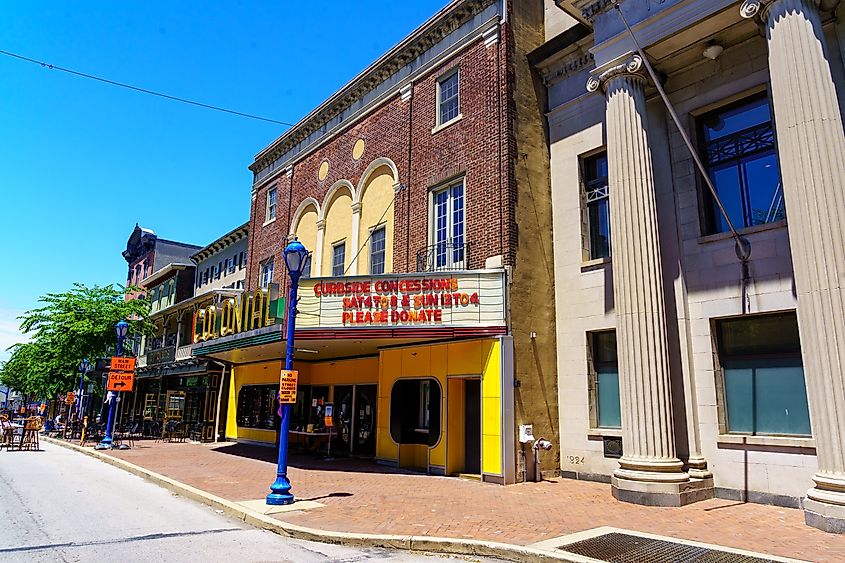 A historic theater in Phoenixville, Pennsylvania