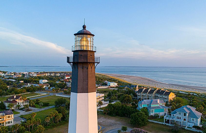 Tybee Island lighthouse in Georgia