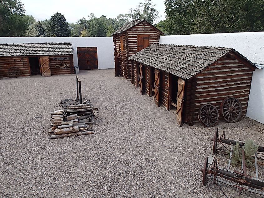 Fort Hall Replica in Pocatello, Idaho.