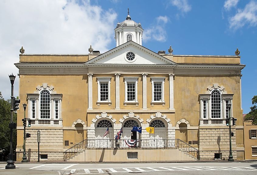 The historic Exchange and Provost Dungeon in Charleston, South Carolina