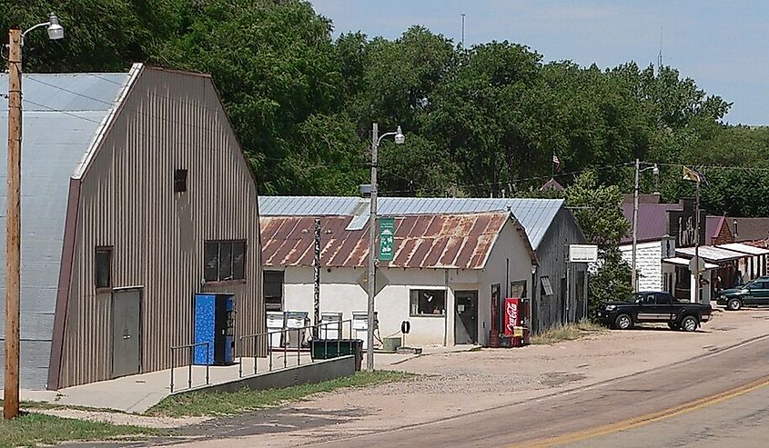 Downtown Arthur, Nebraska.