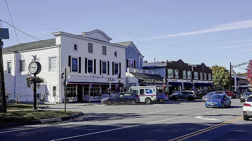 Main Street in Ridgefield, Connecticut