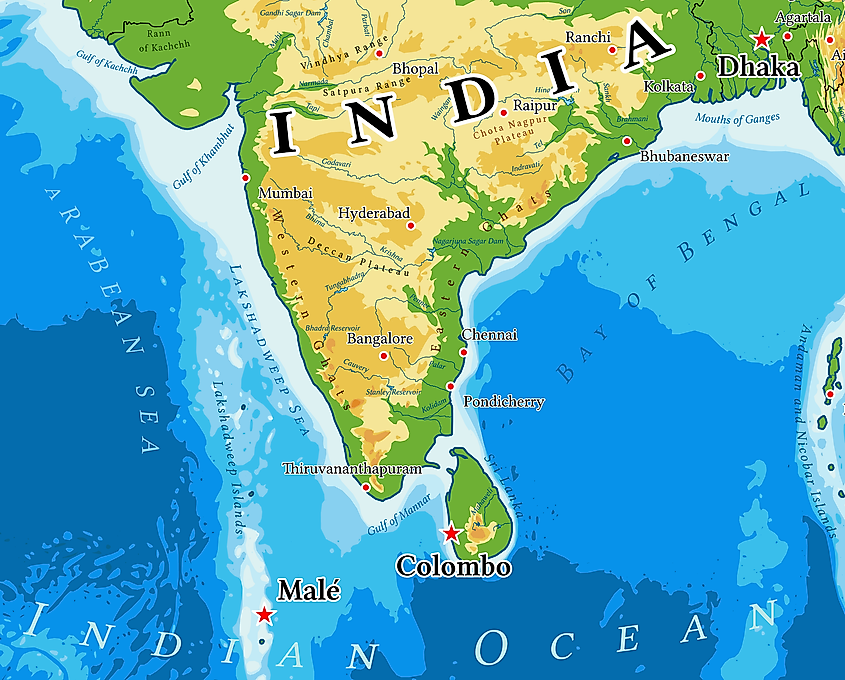 Western ghats map