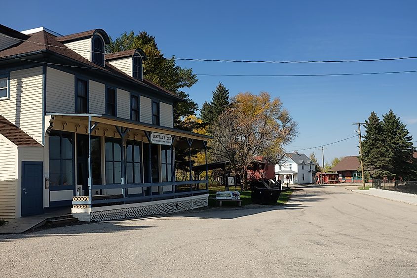 The General Store on Louis L'Amour Lane in Frontier Village in Jamestown, North Dakota..