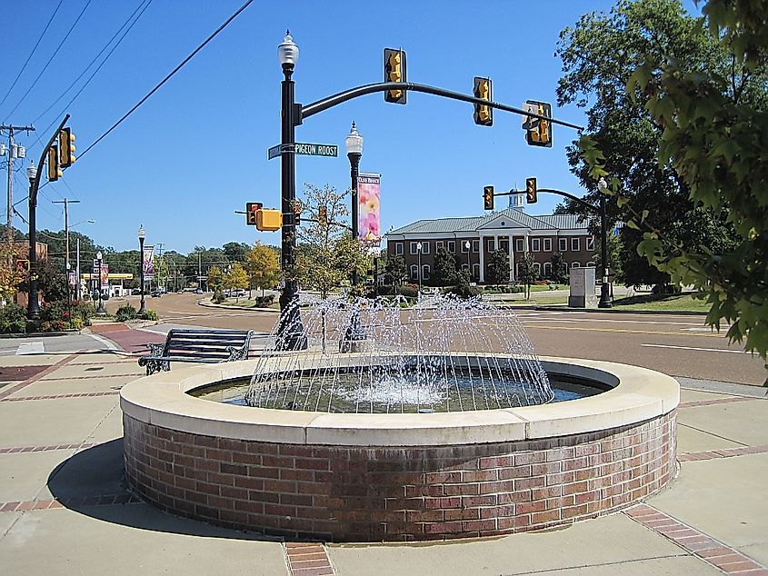 Olive Branch, Mississippi. Downtown