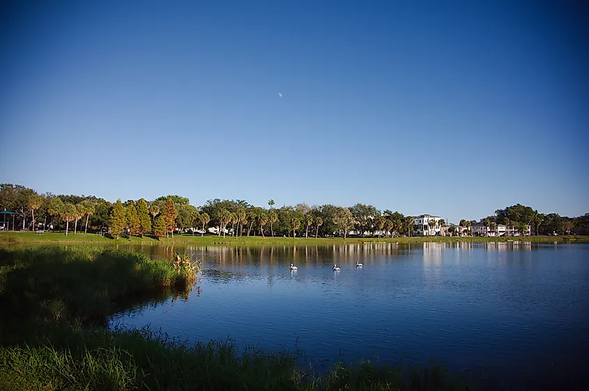 Crescent Lake in Florida.