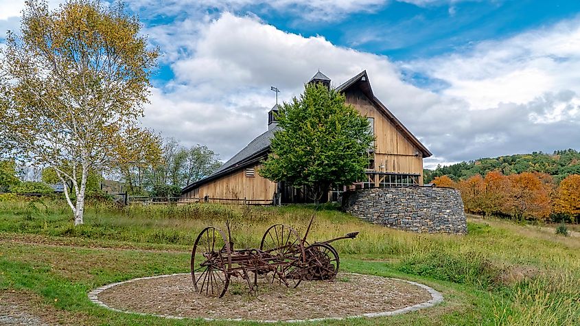 Vermont Welcome Center in Guilford, VT.