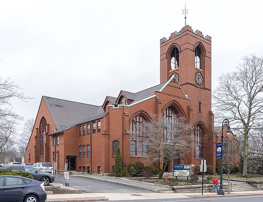Second Congregational Church in Attleboro, Massachusetts.