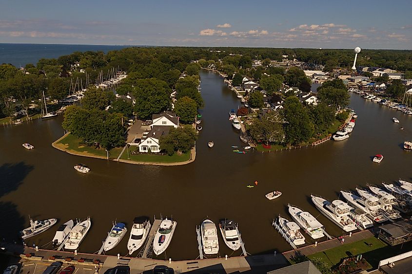 Vermillion, Ohio boat dock