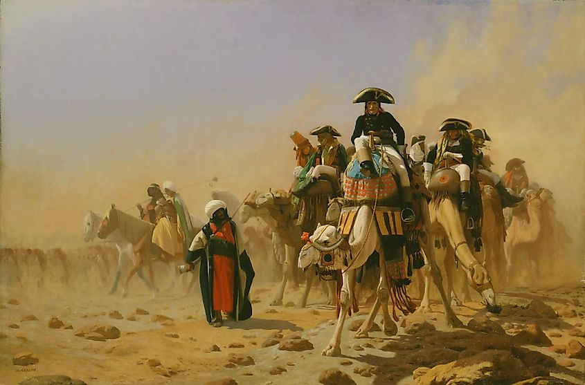 Napoleon in Egypt.