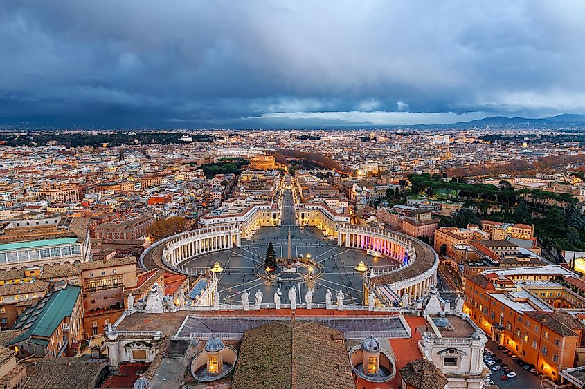 Vatican City overlooking St. Peter's Square