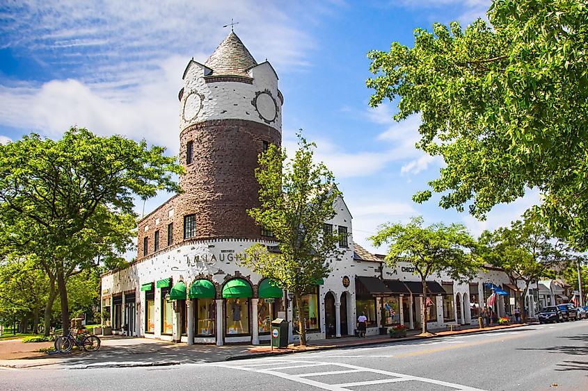 Main Street in Southampton, New York.