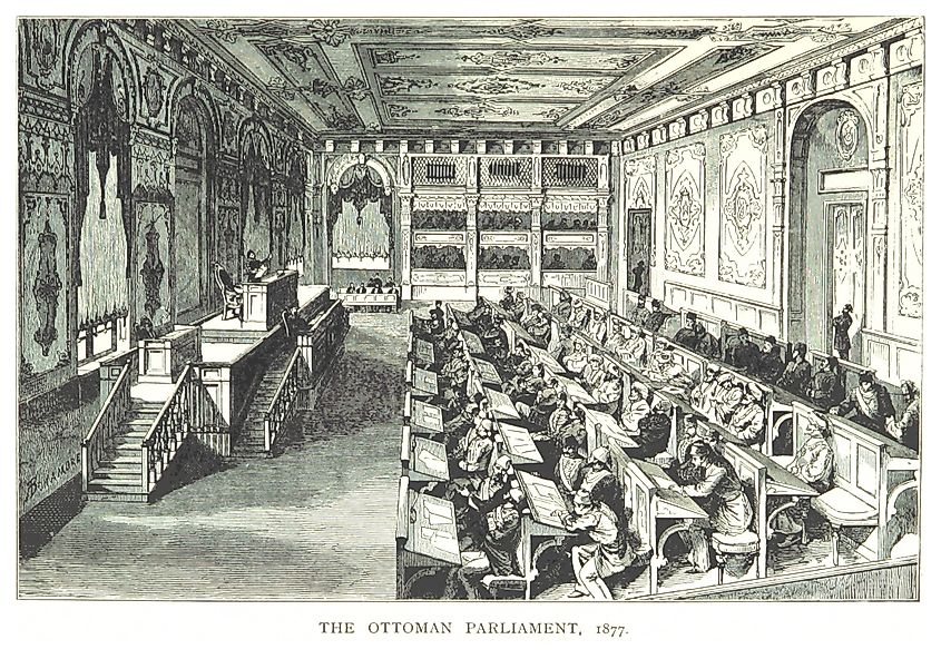 The Ottoman Parliament.
